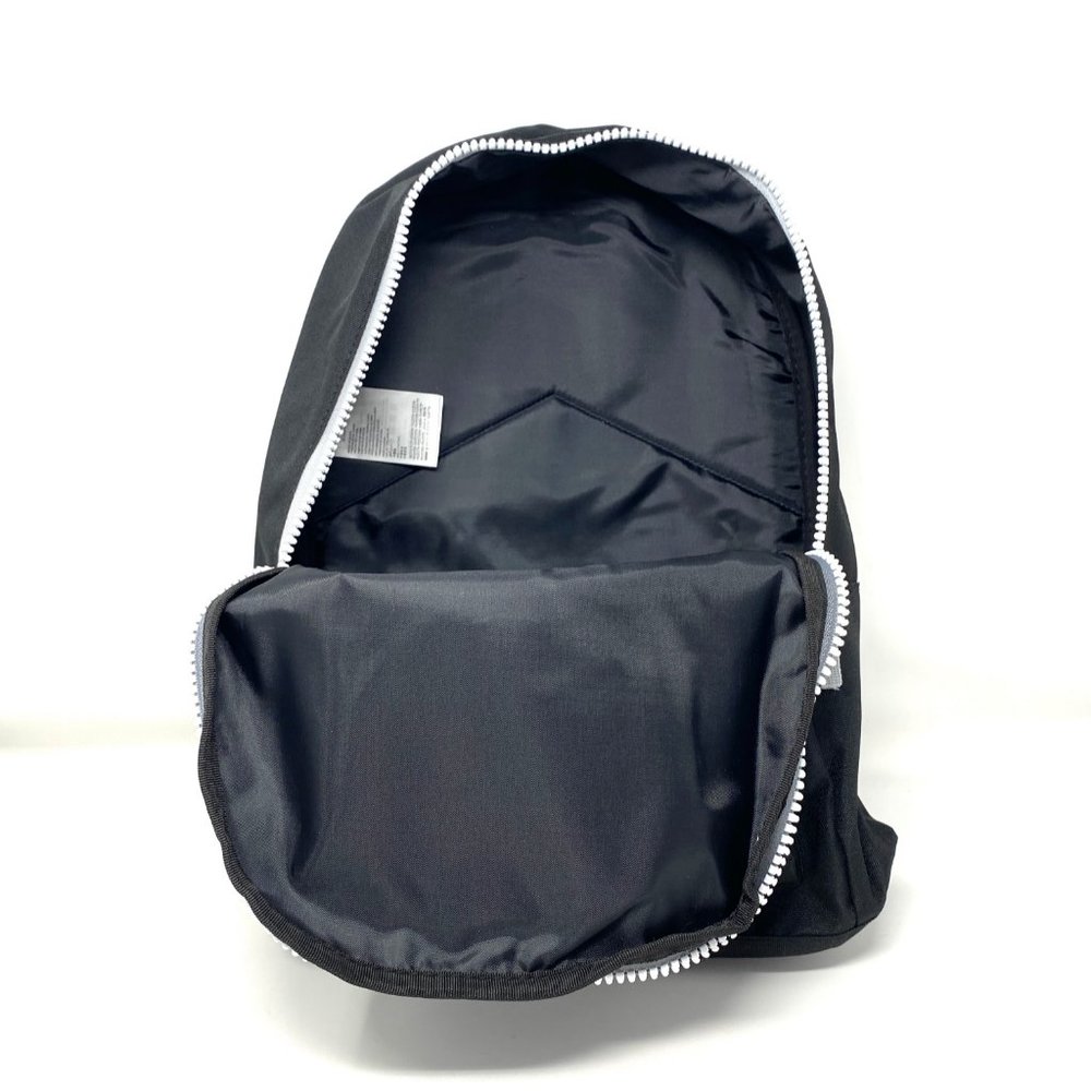 CONVERSE Men's Backpack 2 Zipper 10019373-001 Chenille Day Pack Black CTAS Patch - Picture 4 of 5